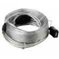 Кабель-адаптер AOPEN USB 2.0 - repeater (AM-AF), 25 м. (1/12)