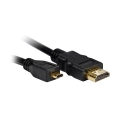 Кабель соединительный Mirex HDMI(M)- miсro-HDMI(M), V1.4, 1м. (1/25)
