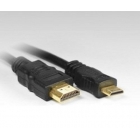 Кабель соединительный Mirex HDMI(M)- mini-HDMI(M), V1.4, 1м. (1/25)