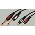 Кабель 2 RCA - 2 Jack 6.3 моно Premier 5-143 1.5 метра