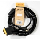 Кабель TV-COM HDMI to DVI-D (19M -25M), 2 фильтра , 2 м. (1/55)