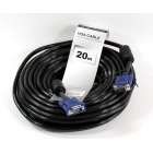Кабель VGA 20 метров TV-COM (QCG341AD-20M), 2 фильтра