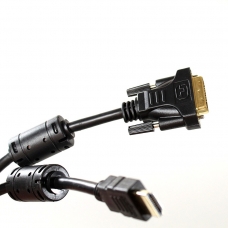 Кабель TELECOM HDMI to DVI-D Dual Link (19M -25M), 2 фильтра, 5 метров