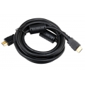 Кабель TELECOM HDMI to HDMI (19M -19M) ver.1.4b, 2 фильтра, позолоченные контакты, 1.8/2 м. (1/55)