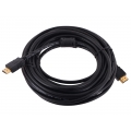 Кабель TELECOM HDMI to HDMI (19M -19M) ver.1.4b, 2 фильтра, позолоченные контакты, 10 м. (1/20)