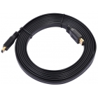 Кабель TELECOM HDMI 19M/M 1.4V W/Ethernet/3D, 1 м., плоский (1/100)