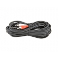 Кабель соединительный TELECOM 3.5 Jack (M) / 2xRCA (M), стерео, аудио, 5 м. (1/100)
