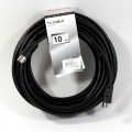 Кабель удлинительный антенный TELECOM 9.5mm, 75Ом,ТВ-М-->ТВ-F, 10 м. (1/50)