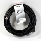 Кабель удлинительный антенный TELECOM 9.5mm, 75Ом,ТВ-М-->ТВ-F, 10 м. (1/50)