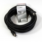 Кабель соединительный антенный TELECOM 9.5mm, 75Ом,ТВ-М-->ТВ-M, 10 м. (1/50)