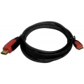 Кабель VCOM HDMI to MiniHDMI 1.4V, 24K GOLD HQ, оранжевые литые раъемы, 1.8 м., блистер (1/32)