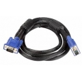 Кабель VCOM монитор-SVGA card (15M - 15M), 2 фильтра, 3 м. (1/35)