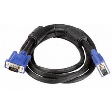 Кабель VCOM монитор-SVGA card (15M-15M), 2 фильтра, 1.8 м. (1/45)