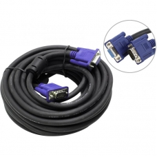 Кабель удлинитель VGA 20 метров VCOM (VVG6460-20M) монитор - VGA карта, 2 фильтра