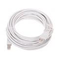 Кабель TELECOM USB 2.0 - BM, белый, 5 м. (1/80)