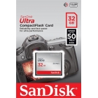 Карта памяти 32 Гб SanDisk CompactFlash Ultra 50MB/s