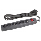 Сетевой фильтр ЭРА SF-6es-2m-B, 6 гнезд