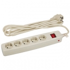 Сетевой фильтр ЭРА SF-5es-2m-I, 5 гнезд