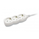 Удлинитель КОСМОС, 3 гнезда, (ПВС 3х1), (3.5 кВт, 16А), заземление, 3 м, (1/20)