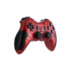 Геймпад OXION OGPW03RD, красный, plug and play, беспроводной до 10 м.