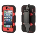 Griffin Survivor (GB35682) - чехол для iPhone 5/5S/SE (Black/Red)