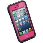 Ультрапрочный влагозащищенный чехол LifeProof для iPhone 5 (Черный/розовый) 1301-03