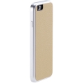 Чехол Just Mobile AluFrame Leather iPhone 6 case - Beige