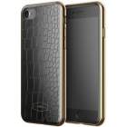 Чехол LAB.C Crocodile Case для iPhone 7. Материал пластик/полиуретан. Цвет черный