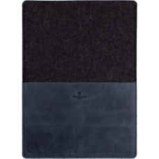 Кожаный чехол Stoneguard для MacBook Aiir 13 | 541 | ocean (синий)/coal (темный)