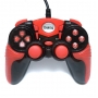 Геймпад DIALOG Action GP-A15, 12 кн., черный/красный, вибрация, USB, проводной