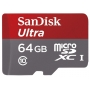 Карта памяти Sandisk Ultra microSDXC Class 10 UHS-I 48MB/s 64GB + SD adapter (SDSQUNB-064G-GN3MA)