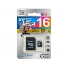 MicroSD 16GB  Silicon Class 10 Elite UHS-I + SD адаптер