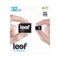 MicroSD 32GB  LEEF Russia Retail Pkg Class 10 +SD адаптер