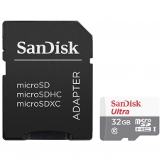 Карта памяти MicroSD 32GB SanDisk Class 10 Ultra UHS-I 48Mb/s Imaging+ адаптер