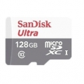 Карта памяти MicroSD 128GB SanDisk Class 10 Ultra (48 Mb/s) + SD адаптер