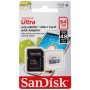 Карта памяти Sandisk Ultra microSDXC Class 10 UHS-I 48MB/s 64GB + SD adapter (SDSQUNB-064G-GN3MA)