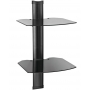 Полка настенная двойная Omnimount TRIA 2 Black