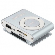 Плеер MP3 PERFEO VI-M001 Music Clip Titanium, серебро