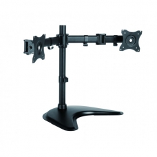 Наклонно-поворотный настольный кронштейн на два монитора iTech MBS-12M black