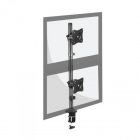 Настольный кронштейн iTech MBS-21F black для двух мониторов