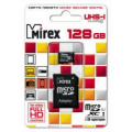 MicroSD 128GB  MIREX Class 10 UHS-1+SD адаптер