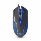 Мышь проводная E-BLUE Auroza, чёрная, игровая, USB