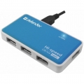 HUB DEFENDER QUADRO POWER USB2.0, 4 порта, заряд. уст-во