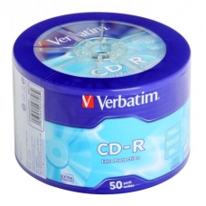 Диск VERBATIM (43728) CD-R 80 (52х) Shrink (50 шт. в упаковке)