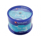 Диск VERBATIM CD-R 80 (52х) DL CB-50