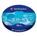 Диск VERBATIM CD-R 80 (52х) DL Slim (10) (100)