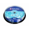 Диск VERBATIM CD-R 80 (52х) DL CB-10