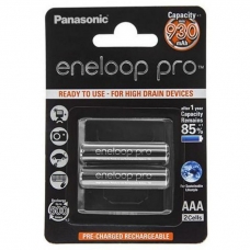 Аккумулятор PANASONIC R03 eneloop pro BK-4HCDE/2BE (930 mAh) (2 штуки в блистере)