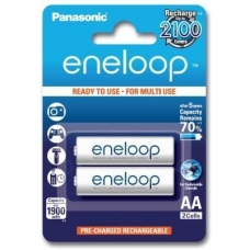 Аккумулятор PANASONIC R6 eneloop BK-3MCCE/2BE (1900 mAh) (2 штуки в блистере)
