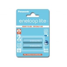 Аккумулятор PANASONIC R03 eneloop lite BK-4LCCE/2BE (550mAh) (2 штуки в блистере)